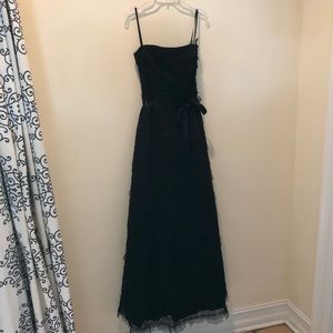 Bcbg Maxazaria Strapless Tulle Gown black size 2